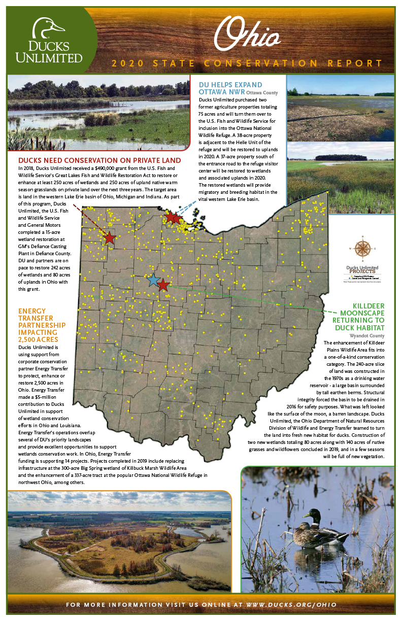 DU invests 2 million into Ohio habitat Ducks Unlimited